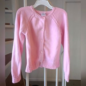 Pink Gymboree cardigan, size 6